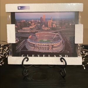 Cleveland Browns Stadium and Cityscape Wall Art-Framed 8x10